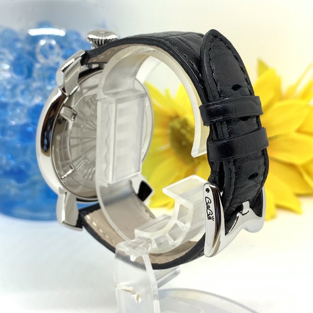 【GaGaMILANO】ガガミラノ 腕時計 マヌアーレ46 高級 新品電池です☆