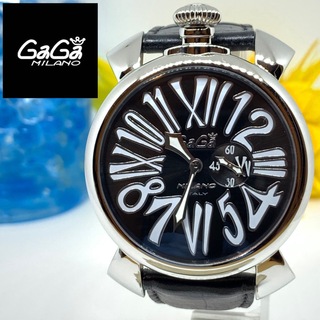 GaGaMILANO】ガガミラノ 腕時計 マヌアーレ46 高級 新品電池です☆-