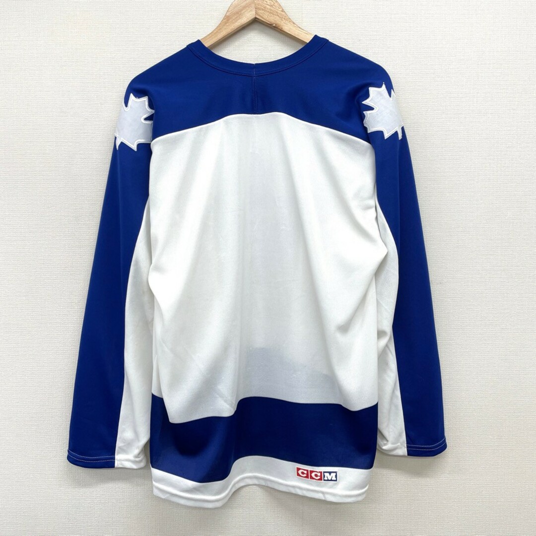 US古着 CCM NHL トロント メープルリーフス ホッケージャージ 長袖 V US古着 CCM NHL トロント メープルリーフス ホッケージャージ 長袖 V