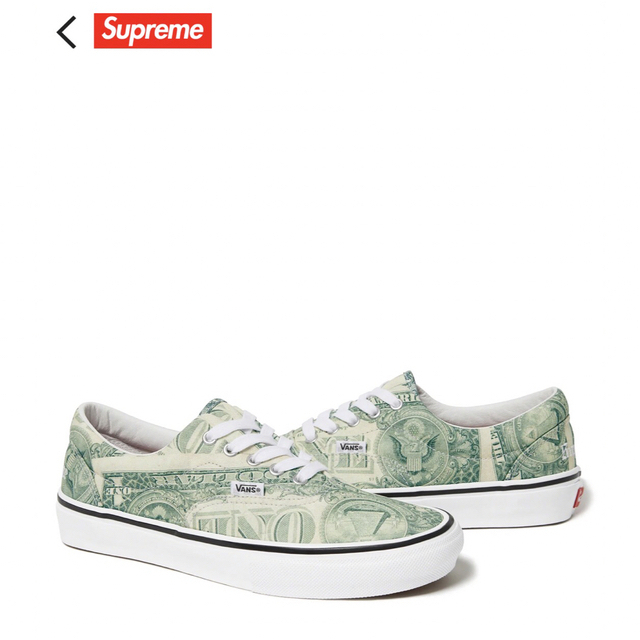 Supreme(シュプリーム)のSupreme Vans Dollar Era 27.5cm  US9.5 新品 メンズの靴/シューズ(スニーカー)の商品写真