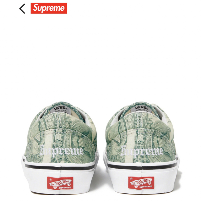 Supreme(シュプリーム)のSupreme Vans Dollar Era 27.5cm  US9.5 新品 メンズの靴/シューズ(スニーカー)の商品写真