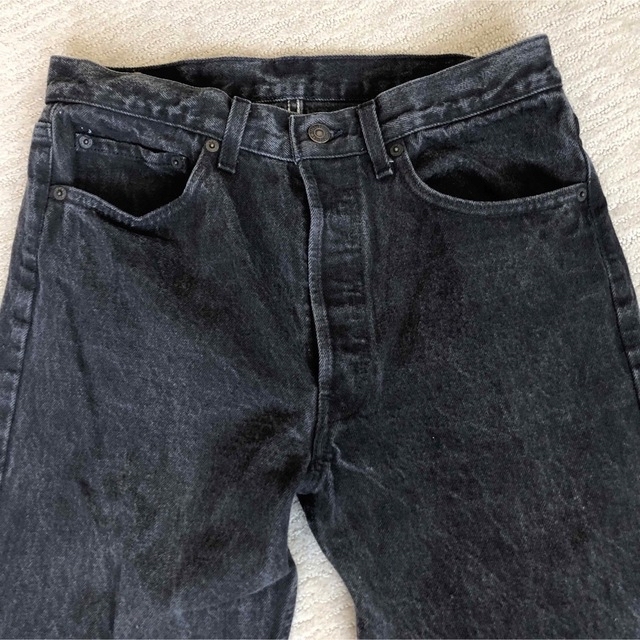 Levi's(リーバイス)のUSA製　Levi’s リーバイス501 墨黒ブラック　32　4 メンズのパンツ(デニム/ジーンズ)の商品写真