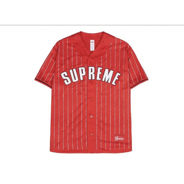 SUPREME 22SS Rhinestone Stripe Baseball