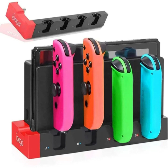 Switch ジョイコン　充電スタンド　同時充電可能 ニンテンドー スイッチ  エンタメ/ホビーのゲームソフト/ゲーム機本体(その他)の商品写真