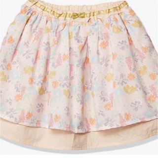 ［3］【美品】花柄シフォンスカート90(スカート)