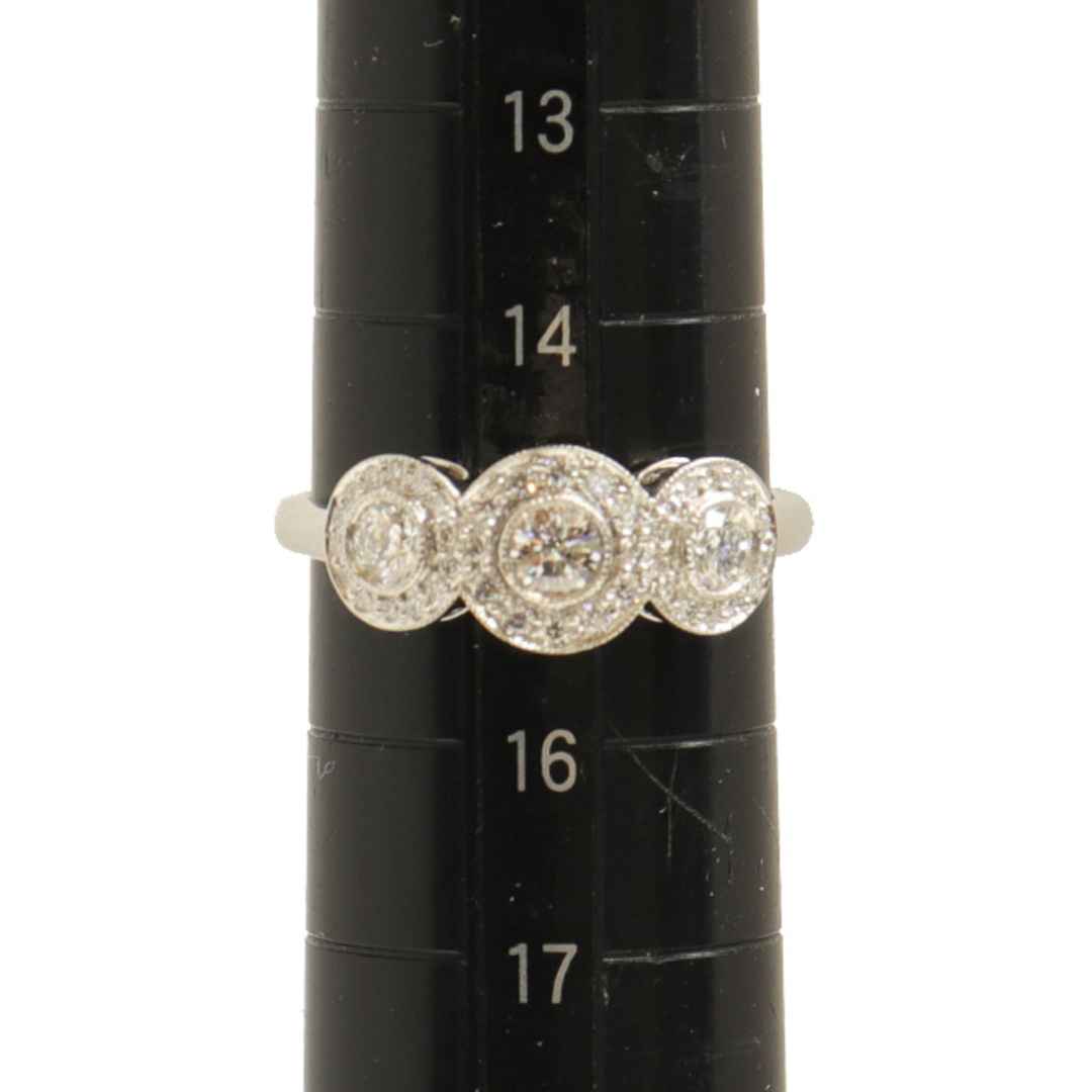 Tiffany & Co.(ティファニー)の (新品仕上げ済）ティファニー TIFFANY サークレット ダイヤ リング PT950 プラチナ × ダイヤ 約15号 指輪 8693 レディースのアクセサリー(リング(指輪))の商品写真