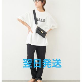 フレームワーク(FRAMeWORK)の度詰め天竺HELLO Tシャツ(Tシャツ/カットソー(半袖/袖なし))