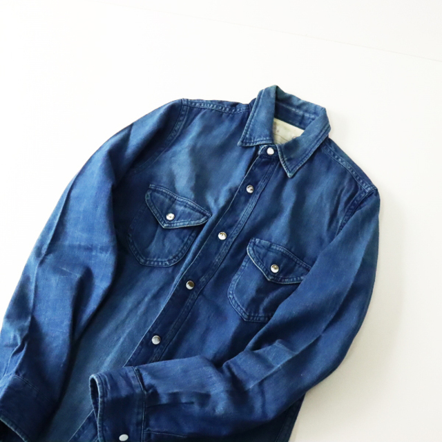 j.s LUXE chimala チマラ ヴィンテージダメージペンキ加工半袖裏起毛