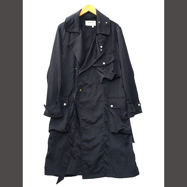 anachronorm(アナクロノーム)のアナクロノーム AN007 TRENCH COAT トレンチコート 00 黒 メンズのジャケット/アウター(トレンチコート)の商品写真