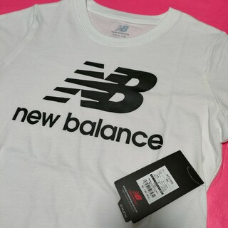 New Balance - 新品 ニューバランス レディースTシャツ 半袖Ｔシャツ ホワイト Mサイズ