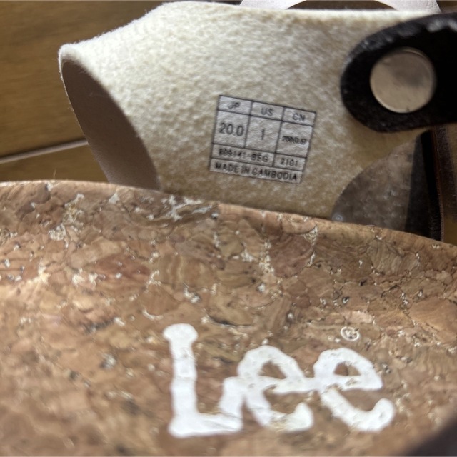 Lee(リー)のサンダル Lee 20㎝　男女兼用　リー　美品 キッズ/ベビー/マタニティのキッズ靴/シューズ(15cm~)(サンダル)の商品写真