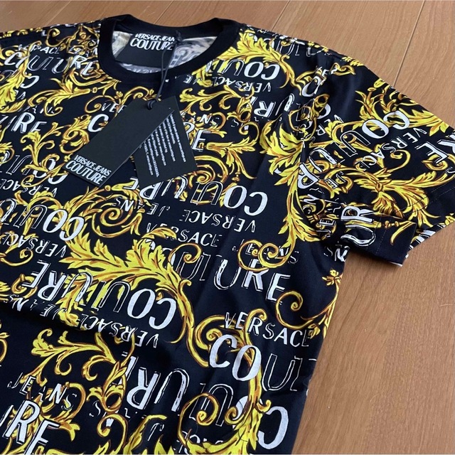 VERSACE JEANS COUTURE Tシャツ バロック Lサイズ