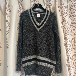 シャネル(CHANEL)のCHANEL チルデンニット　黒　42 シャネル (ニット/セーター)