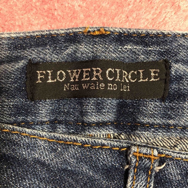 デニムパンツFLOWER CIRCLE