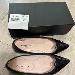 レペット(repetto)のレペット38 黒エナメル(バレエシューズ)