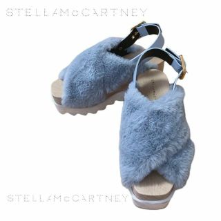 Stella McCartney - ステラマッカートニー サンダル ブルー 水色 厚底