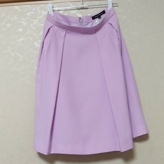 クイーンズコート(QUEENS COURT)の♡新品♡QUEENS COURT ピンクスカート(ひざ丈スカート)