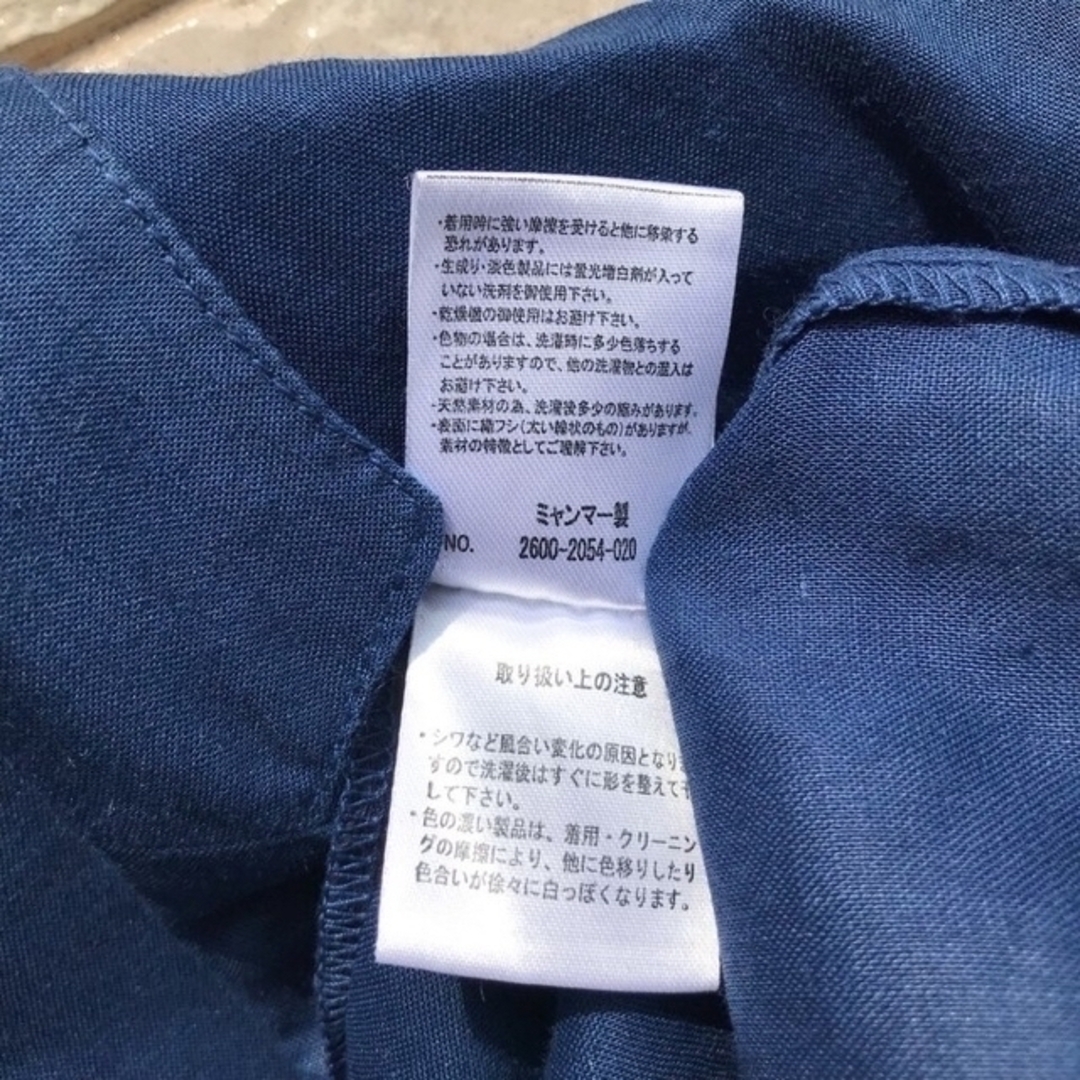 リネンテーラードジャケット　麻100%　天然リネン　薄手　ネパール製　五〜七分袖 メンズのジャケット/アウター(テーラードジャケット)の商品写真