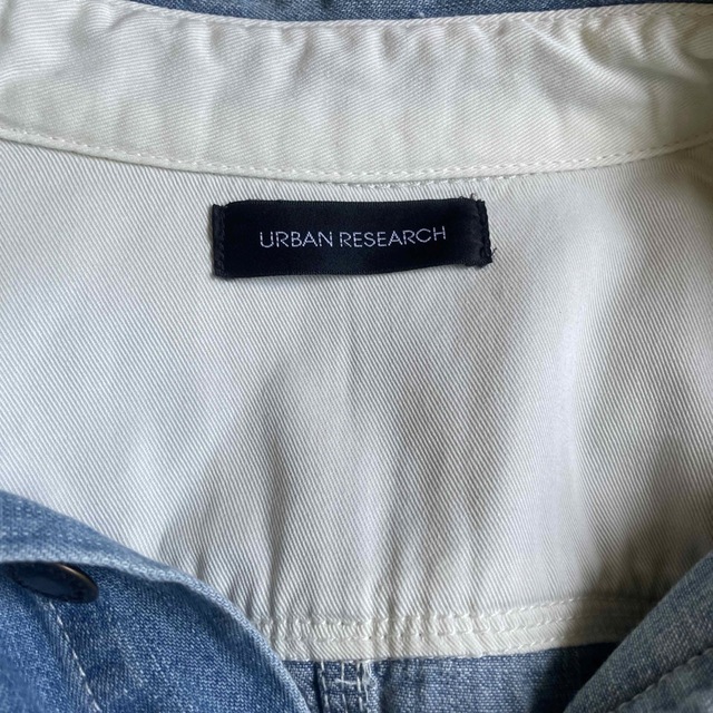 URBAN RESEARCH(アーバンリサーチ)のアーバンリサーチ デニムシャツ レディースのトップス(シャツ/ブラウス(長袖/七分))の商品写真