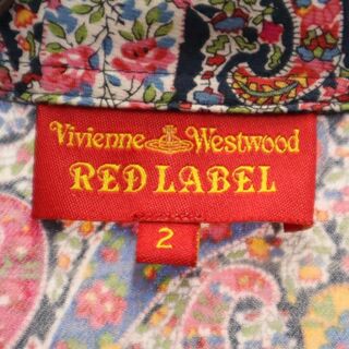 ヴィヴィアンウエストウッド レッドレーベル 日本製 長袖 シャツ 2 ブラック Vivienne Westwood Red Label 刺繍 レディース   【230727】 メール便可