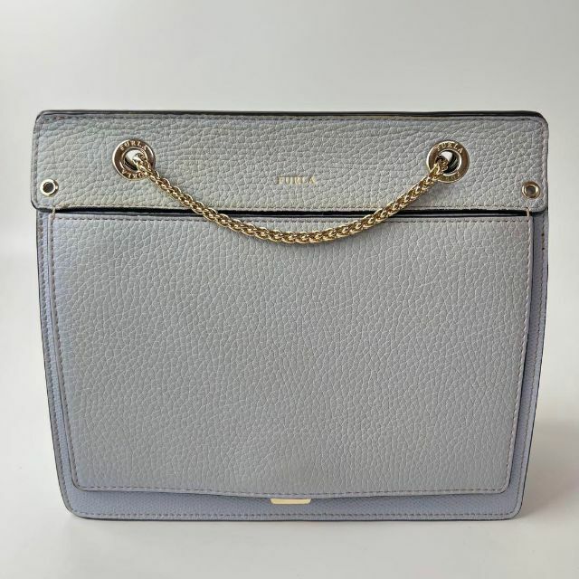 桜 印 新品✨フルラ FURLA チェーンショルダーバッグ LINE ライク 斜め