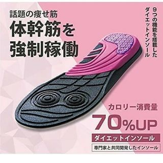 M★プランドゥ 体幹筋エクササイズ インソール ツインボール ダイエット(トレーニング用品)