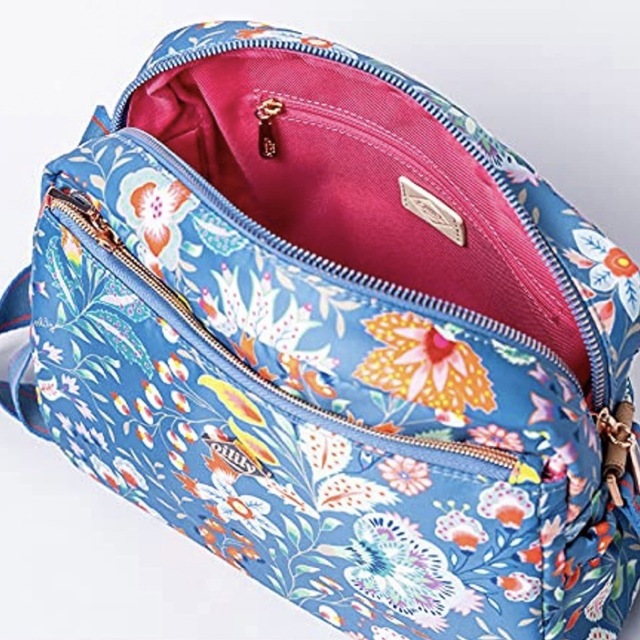 OILILY(オイリリー)の［オイリリー］ショルダーバッグ 花柄ブルー レディースのバッグ(ショルダーバッグ)の商品写真