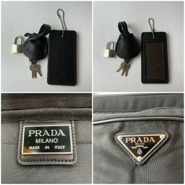 プラダ PRADA ビジネスバッグ 2way 三角ロゴプレート