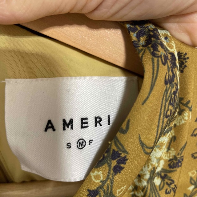 Ameri VINTAGE(アメリヴィンテージ)のAMERI MILLIE TEARS NECK DRESS レディースのワンピース(ロングワンピース/マキシワンピース)の商品写真