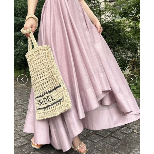 SNIDEL - ♡スナイデル ニットドッキングシアーワンピースの通販 by