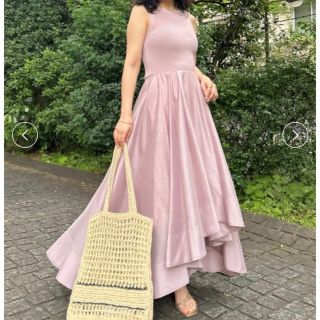 SNIDEL - ♡スナイデル ニットドッキングシアーワンピースの通販 by