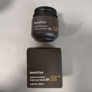 イニスフリー(Innisfree)のInnisfree イニスフリー スーパーヴォルカニック ポア クレイマスク2X(パック/フェイスマスク)