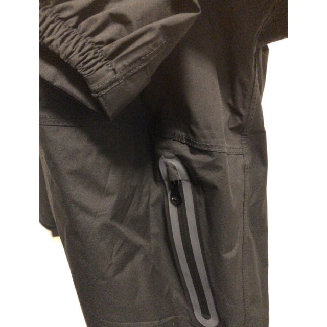 ロングレインコート ブラック すごく軽いレインウェア メンズSサイズ メンズのファッション小物(レインコート)の商品写真
