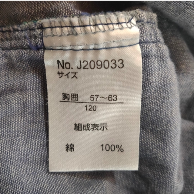 JUNK STORE(ジャンクストアー)の半袖 チェックシャツ 120サイズ キッズ/ベビー/マタニティのキッズ服男の子用(90cm~)(ブラウス)の商品写真