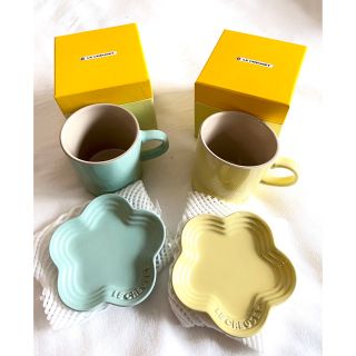 ルクルーゼ(LE CREUSET)の【新品未使用★ルクルーゼ】ストーンウェアマグカップ★(グラス/カップ)