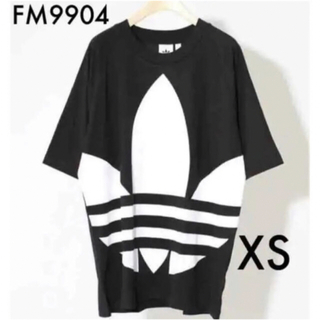アディダス(adidas)のアディダス ビッグトレファイルTシャツ FM9904 ブラック XSサイズ(Tシャツ/カットソー(半袖/袖なし))