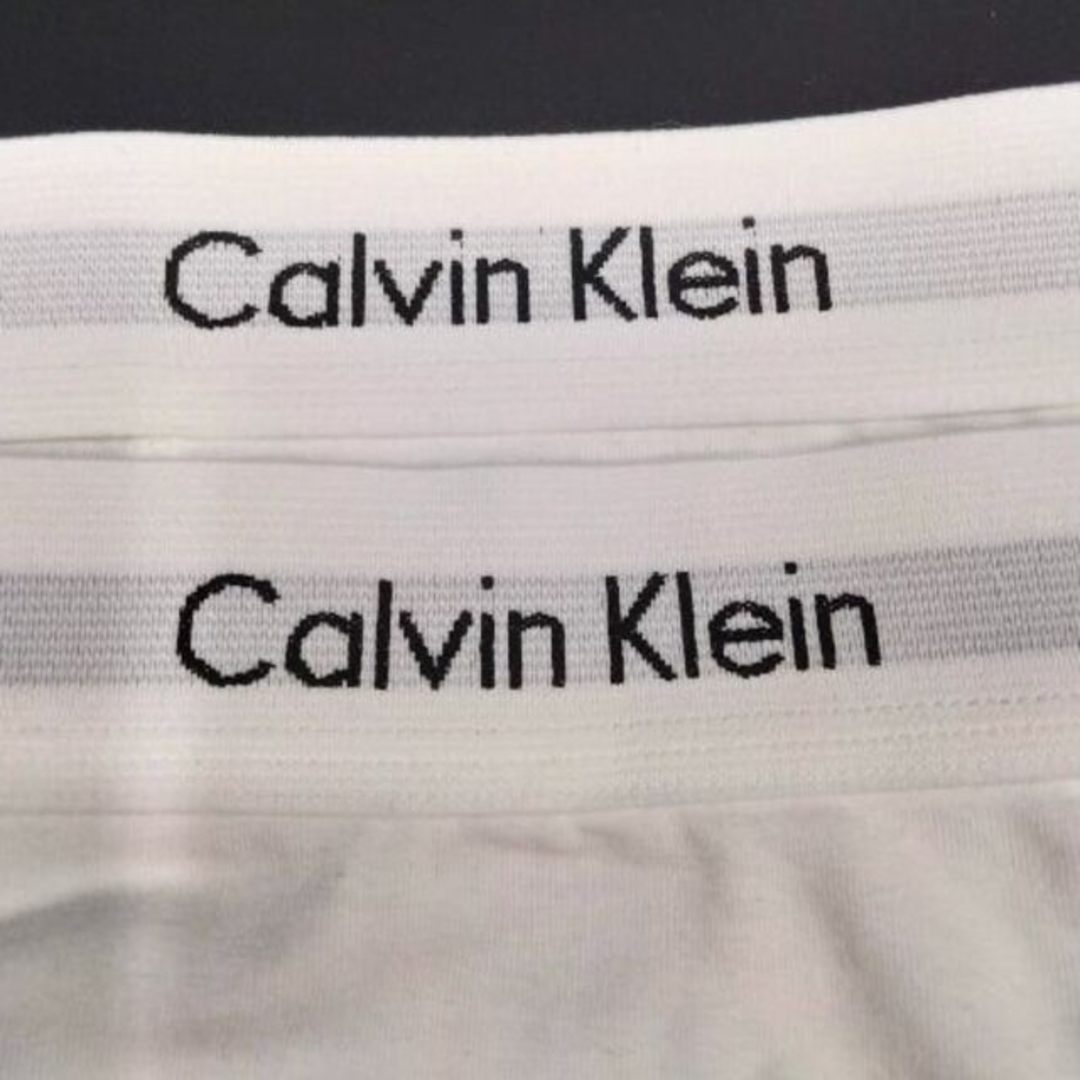 Calvin Klein(カルバンクライン)の【Ｍサイズ】カルバンクライン コットンストレッチ ボクサーパンツ ホワイト 2枚 メンズのアンダーウェア(ボクサーパンツ)の商品写真