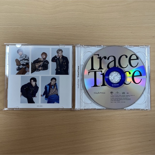 King & Prince(キングアンドプリンス)のTraceTrace（初回限定盤A）　 エンタメ/ホビーのCD(ポップス/ロック(邦楽))の商品写真