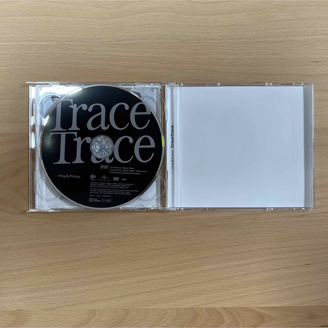 King & Prince(キングアンドプリンス)のTraceTrace（初回限定盤A）　 エンタメ/ホビーのCD(ポップス/ロック(邦楽))の商品写真