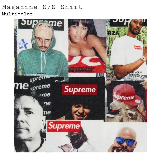 Supreme magazine s/s shirt マガジン　シャツ
