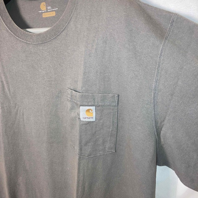 carhartt(カーハート)のカーハート　tシャツ 3XL ポケットtシャツ メンズのトップス(Tシャツ/カットソー(半袖/袖なし))の商品写真