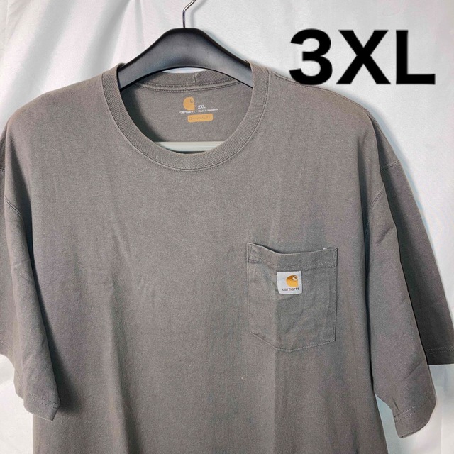 carhartt(カーハート)のカーハート　tシャツ 3XL ポケットtシャツ メンズのトップス(Tシャツ/カットソー(半袖/袖なし))の商品写真