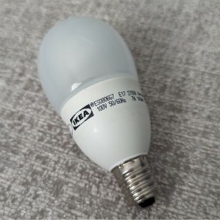 イケア(IKEA)のLED電球　E17 1個(蛍光灯/電球)