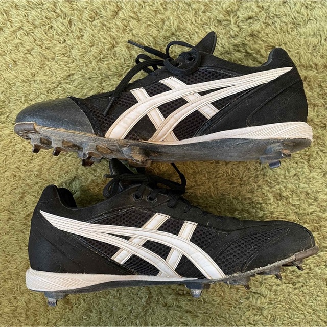 asics - アシックス 野球 オーダー スパイク サイズ 27㎝ ホワイト