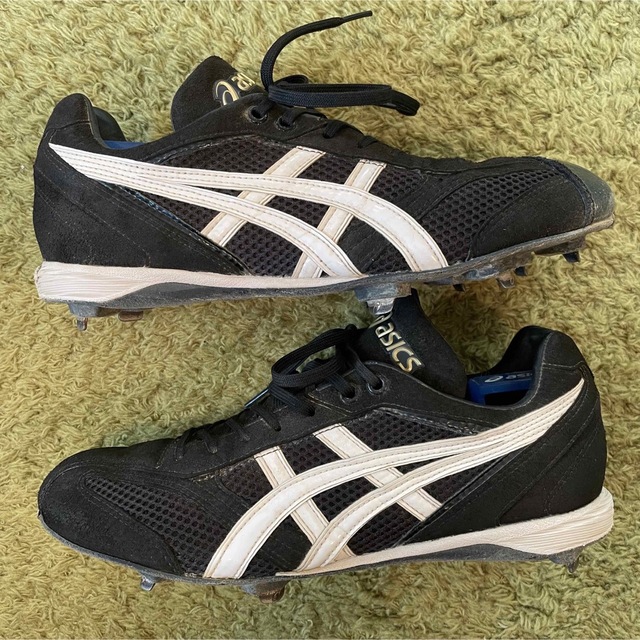 asics - アシックス 野球 オーダー スパイク サイズ 27㎝ ホワイト