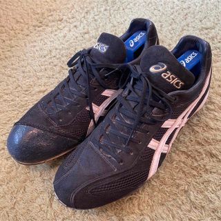 アシックス(asics)の アシックス 野球 オーダー スパイク サイズ 27㎝ ホワイト ブラック (シューズ)