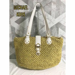 マイケルコース(Michael Kors)の【良品】MICHAEL KORS マイケルコース ストロートートバッグ イエロー(トートバッグ)