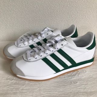 アディダス(adidas)のアディダス カントリー OG 白 緑 Country スニーカー(スニーカー)