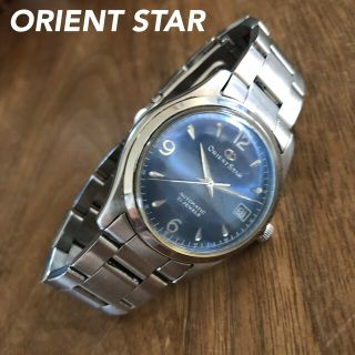 ORIENT - 【Orient Star】廃盤 ブルー アラビアインデックス ドーム