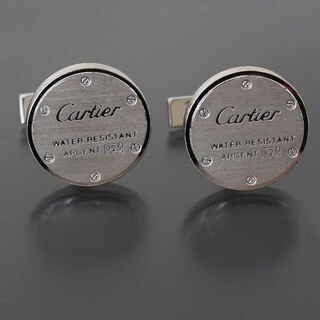 カルティエ(Cartier)のカルティエ ウォーター レジスタント デコール カフス SV925 新品仕上済(カフリンクス)